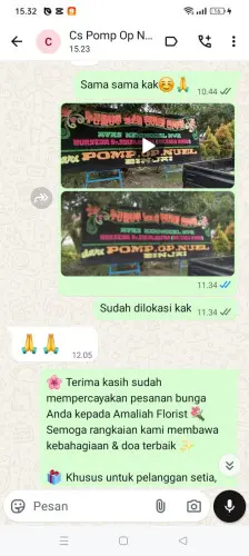 Testimonial Papan Bunga legoksari